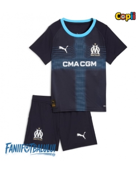 Olympique de Marseille Echipament de Fotbal Replică 2025-26 Copii Deplasare (+ Șorturi)